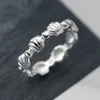 Cluster Ringe TrustDavis 2024 Solide 925 Sterling Silber Shell Ball Für Frauen Geburtstag Jahrestag Geschenk Feine Mode Schmuck 3628