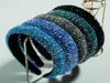 Sälj vadderade strass pannband Full Crystal Hair Bands Bejewled Women Diamond pannband Fashion Hair Jewelry2146056