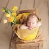 Pography Baby Props Shoot Studio Accessori Retro Iron Bucket Po nato Prop Sfondo y240125