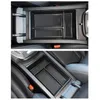 Car Organizer 1 PCS Center Console Armrest Storage Box Tray Accessories Black ABS For Chery Tiggo 8 Pro Max 2024