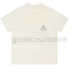 T-shirts pour hommes Paris Style Big Letter Loose Tee Coton Couples Broderie Manches courtes Chemise décontractée 16njz