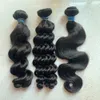 Raw hair material very smooth raw human hair natural mix on your head loose wave hairstyle