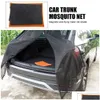 Carro pára-sol er anti-mosquito anti-insetos voadores cortina tronco malha cam proteção uv para suv mpv porta traseira mosquito entrega entrega a dhrhq