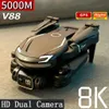 Drones v88 drone 8k hd dubbele camera professionele obstakel vermijding luchtfotografie gps optische stroom borstelloze quadcopter rc 5000 m yq240217