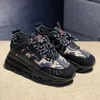 Mode Luxus Chain Reaction Designer Schuhe Italien Marke Casual Trainer Schwarz Weiß Mehrfarbig Gummi Wildleder Pony Leopard Rosa Übergroße Dhgate Plateau Sneakers