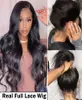 Body Wave Glueless Full Lace Human Hair Wigs 250 Density Transparent 30 Inch Lace Wig With Baby Hair Fake Scalp4142129