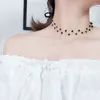 Collier ras du cou élégant pour femmes, breloque, perles simulées, bijoux à la mode, cadeaux, 2024