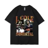 래퍼 j Cole Love Yourz 대형 티셔츠 여자 남성 여름 패션 O- 넥 짧은 슬리브 재미있는 Tshirt 그래픽 티 스트리트웨어