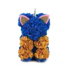 Decorative Flowers Wreaths 2023 New Rose Bear Artificial Flower Bear Gift for Girlfriend Mom Valentine's Day Party Anniversary Bridal Shower Advanced