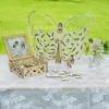 Party Supplies Wedding Guest Book Alternative Wooden Wreath With 50 Hearts Butterflies Marker Pen For Reception Sign