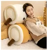 Real-life Bubble Tea Cup Plushes For Baby Cartoon Boba Plush Doll Giant Stuffed Fruit Toy Milk Tea Pillow Strawberry Knuffels 240119