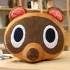 3 스타일 동물 교차 플러시 베개 Doubutsu No Mori Cofa 쿠션 Tom Nook 여우 박제 인형 선물 생일 240130