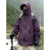 Spring High Quality Hardshell Men's Fashion Waterproof Hooded Outdoor Mountain Climbing Motorcycle Jacket