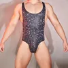 Bras Sets Men Sexy Bodysuit Pu Leather Wet Look A-Shirt Gay Jockstrap Jumpsuit Lingerie Club Romper Leotard Singlet Erotic