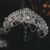 Hair Clips Luxury Crowns Women Accessories Wedding Hairwear Bridal Headpiece Engagement Headbands Crystal Beads Coronets Gift AN046