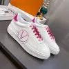 2024 New Women Sneaker 10A 품질 파리 고급 스니커즈 디자이너 신발 캐주얼 신발 가죽 수제 멀티 컬러 그라디언트 브랜드 트레이너 여성 달리기 신발 에이스