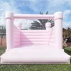 wholesale Macaron color commercial Bounce House Wedding Inflatable White Bouncy Castle colorful full PVC jumper Houses Bouncer Combo with blower For Kids Adults-C