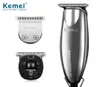 New oil head carved salon professional hair clippers barber shop 10W rechargable shaver electric silver KM-7013308990