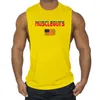 Men's Tank Tops Gym Clothing Casual Fitness Men Summer Low Cut Side Bodybuilding Muscle Sleeveless Shirts Workout Singlet Vest