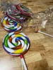 5Pack 8Inch Lollipop Drum with Mallet Rainbow Color Music Rhythm Instruments Kids Baby Children Playing Toy y240124
