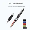 1pcs UNI JETSTREAM MSXE5-1000 Multifunction Pen 0.38/ 0.5/0.7mmFour Color Ballpoint Pen0.5mmPencil Japanese Stationery 240129