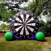 4mH (13,2ft) Met 10 ballen groothandel China aanbod gekke gigantische voetbal kick opblaasbaar dartbord voor outdoor dartbord doelspel