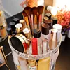 3 Tiers Makeup Organizer 360 Rotating Storage makeup Display Case Large Capacity Cosmetic Box Clear for Bathroom 240125