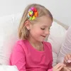 Akcesoria do włosów 2PCS Kolorowe klipsy dla dziewczynki Ribbonhairpin Kids Barrettes Ręcznie robione motyle klipu