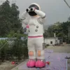 wholesale Finger Pointing to The Sky Pink large Inflatable Female Astronaut Model with Fixed Rope and Air Blower for Advertising or