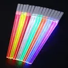 1 par LED -lampor Chopsticks Lyser LED Lightsaber Chopsticks Kitchen Gadgets Portable Food Safe LED Chopsticks 240127