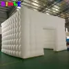 10x10x3.6mH (33x33x12ft) Con ventilatore all'ingrosso Grande tenda cubo gonfiabile bianca con luce a led per la festa nuziale Blow UP Tenda gonfiabile per discoteca vendita