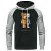 Erkek Hoodies Sweatshirts Yeni Komik Oyuncak Ayı Robot Robot Bear Hoodie Erkek Moda Crewneck Giyim Sonbahar Raglan Sweatshirts Pullover Fleece Hoodies T240217