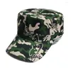 Casquettes de baseball Casquette militaire de camouflage unisexe tactique plat extérieur hommes baseball visières de sport chapeau pare-soleil