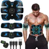 Abdominal muskelstimulator EMS ABS TRACHER Electrostimulation Muskler Toner Hem Gym Fitness Equipment USB Laddar Dropship 240123