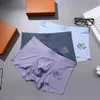 Sous-vêtements Designer Sous-vêtements en soie glacée Boxers à séchage rapide pour hommes Activité respirante et antibactérienne Confortable Doux Délicat Sous-vêtements à angle plat