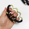 Self Defense Fist Buckle Martial Arts Prop Cross Pioneer Binding Rope Four Fingers Tiger Finger Ring Survival Equipment ERX5