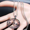 Pendant Necklaces Stainless Steel Demon Necklace Men/Women Silver Color Satan LILITH & Pendants Jewery Colares Feminino N1249S03