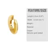 Серьги-кольца FLOLA, польский цвет: золото, серебро, цвет для женщин, простые ювелирные изделия, подарки, дизайн 2024, Ersy35