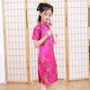 أطفال هانفو فستان أنيقة الأميرة الصيفية فساتين صينية تشيونغسامس للبنات التقليدية الصغار 240131