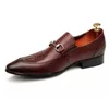 Designer Herren Party Hochzeit Schuhe Echtes Leder Alligator Kleid Schuhe Loafer Luxus Atmungsaktive Wohnungen spitze Zehen Lederschuhe