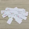 Etiketler Etiketler 100pcs Çok Stil Yüzük Katlanmış Etiketler Beyaz/Kraft Aşk Fiyatı ile El Yapımı Etiketler Etiketler Takı Etiket Sticker Etiketler 6*1.2cm Q240218