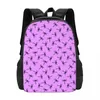 Torby szkolne vintage Dragonfly plecak ametyst Purple Kawaii plecaki żeńskie kemping lekki niestandardowy plecak