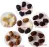 100PCS Top quality nylon hair net star dance recital Buns Hair Extension Weaving cap brown hairnets 57770016905564