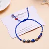 Bracelets de charme Boho irrégulière pierre naturelle puces tissé corde bracelet pour femmes hommes couple coloré bijoux faits à la main amis ajuster cadeau