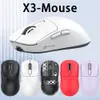 Mouse wireless Bluetooth Attack Shark X3 Mouse da gioco ottico con connessione tri-modale 2.4GType-C per computer PC portatile 240119