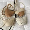 Torby na ramię Coon Rope Burcket Bag dla kobiet i tkanin i bag Summer Beac Crossbody torebka crossbody Cute Tote Bagh24217