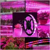 Cultivez des lumières 5M 300Leds LED FL Spectrum Phyto Lampe 12V Bande lumineuse étanche SMD Plante Fleur Serre Ctivo Hydroponic Drop Delive Dhpud