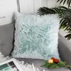 Pillow Luxury Faux Fur Throw Cover Super Soft Case For Sofa Bed Living Room Fluffy 45x45 CM Home Decro