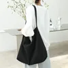 Evening Bags Korean Canvas Shoulder Crossbody For Women 2024 Large Eco Student Tote Book Bag Woman Fashion Totebag Female Handbags