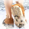 8 dentes picada de gelo pico para sapatos de inverno ao ar livre anti -lip caminhada de montanha crosões de neve anti -lapas de sapatos 240125